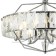Crystal Suspended chandelier Avenue 8xe14 40W, size 62x62x63-152 cm, color chromium