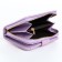 Women's wallet on the button, lilac color