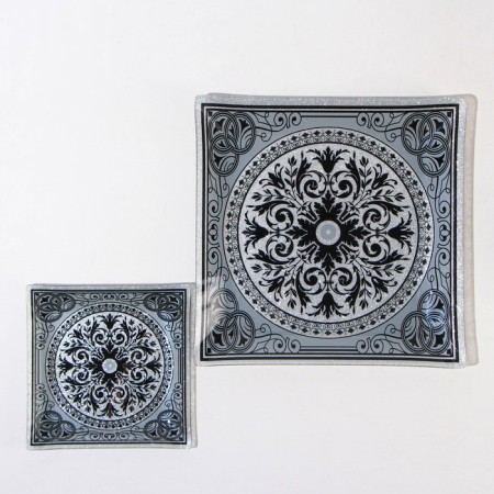 Table set, 7 items: 30 × 30 cm - 1 pc, 18 × 18 cm - 6 pcs-1