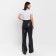 Women's pants (eco -leather) minku: eco leather Black color, size 42