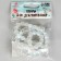 Busins ​​made of natural stone "Cat Eye", set 46 pcs., Size 1 pc. - 8 mm, matte white