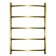 Water towel Domoterm "Calipso", P5, 5 crossbars, 500 x 700 mm, bronze
