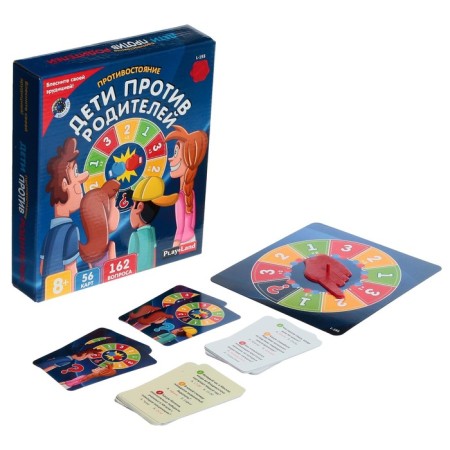 Board game "Confrontation. Children against parents "