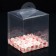 Confectionery box, chest, packaging, only for you my love, 16 x 16 x 18 cm