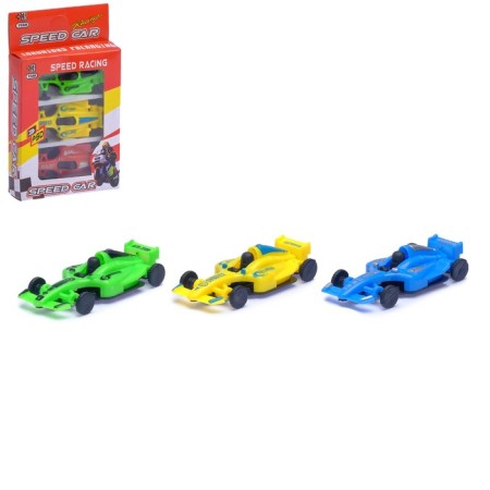 Machine "Racing Bolid", set of 3 pcs., Mix