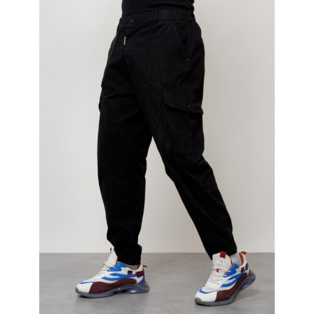 Cargo jeans male, size 56, black color-10