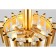 Suspended chandelier Gaeta E14 240W