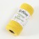 Knitting cord 100% cotton, width 1mm 100m 80g "yellow" 10x4.2x4.2 cm