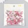 Decor for creativity Plastic "Rhil of oval. Light pink" set of 150 pcs 1x1.4 cm
