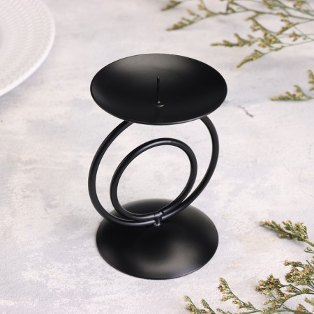 Sunser "Sunset" metal per 1 candle, 8.3x11 cm, black-2
