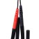 Lasso for the penis Mystim Rodeo Robin, electrical stimulation, silicone, black, 42 ​​cm