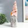 Interior doll "Gnome in a cap with chamomile and roses" 36x7x6 cm cm cm