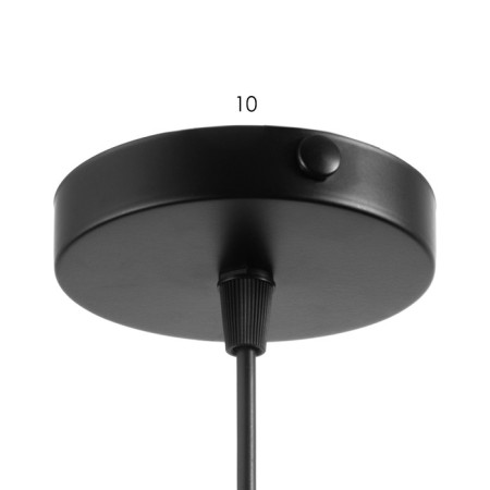 Lamp "Lamp" 1x60W E27 Black/Copper 12x12x18cm-6