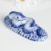 Souvenir "Snake on the lawn", Gzhel, 13x6x5 cm