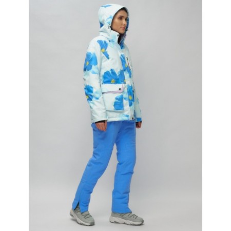 Ski suit female, size 42, blue color-29