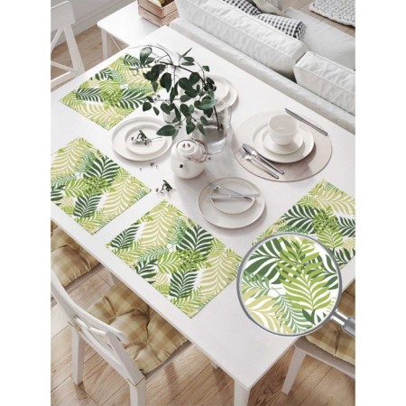 A set of napkins for setting the table "Last composition", rectangular, size 32x46 cm, 4 pcs-1