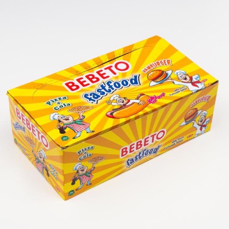 Chewing marmalade Bebeto Fast Food, 3 taste, assorted, 25 g-7