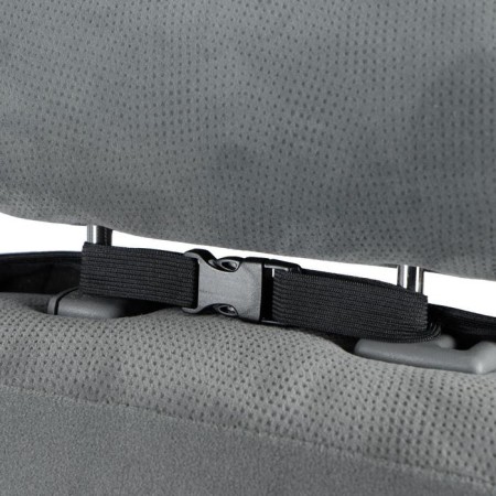 Nabbage on the front seat, velor, size 35 x 130 cm, gray-6