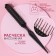 Massage comb, 2.5 × 21.3 cm, black color