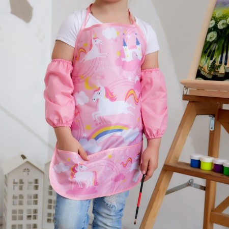 Apron with overshielders Children's Ethel "Unicorn", 49 x 39 cm-6