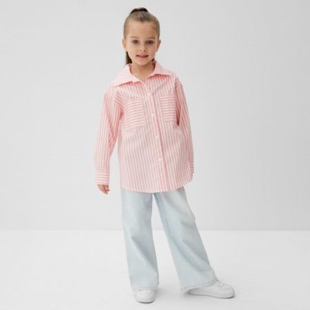 Рубашка для девочки KAFTAN "Полоска" размер 38 (146-152 см)-1