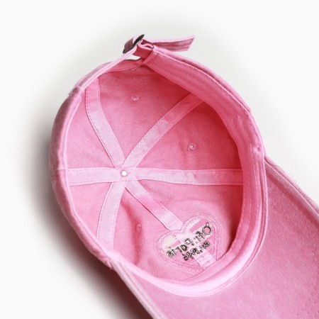 Women's cap Minaku "OFR.PARIS", pink color, rr 54-56-3