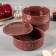 Set for a junction "Brown marble", 3 capacities of 550 ml