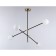 Suspended Ambrella Light, Modern, TR2507, 4XG9, Black color, brass