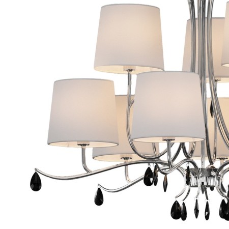 Suspended chandelier Mantra Andrea, E14, 9x20W, 600 mm, color chromium-2