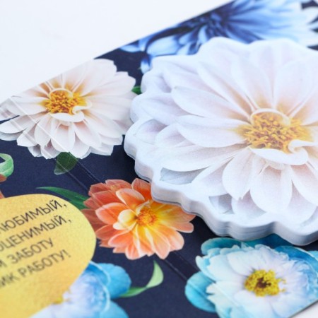 Gift set in the tube "Best Teacher": Diary, A6, 120 sheets, stickers with a sticky edge, a thermostat 350 ml, a handle-12