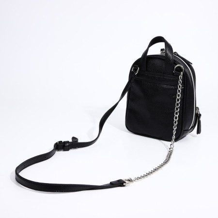 Bag Cross-Bodi Medvedkovo with a zipper, black color-4