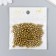 Round beads 6/0 "gold" 20 g