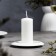 Click "Cup" metal, 11 cm, white