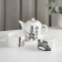 Tea ceramic “Countries”, 3 subjects: a kettle 400 ml, 2 circles 230 ml, drawing mix