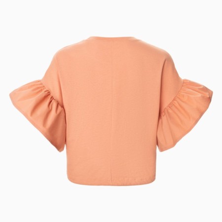 Female T -shirt, peach color, size 44-4