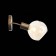 Wall lamp EVOLUCE. Sle155301-01. Gentore. 1x60 W, E14, 13x14.5 cm, Antique copper color
