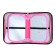 Penal 3 sections, tab inside, 140 x 210 x 40 mm, fabric, calligrata top block "kitty"