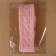 Lace on a grid, 50 mm × 11 ± 1 m, pale pink color