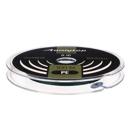 Onlytop Universal X4 cord, diameter 0.10 mm, test 6.7 kg, 100 m, dark green-1