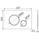 ALCADRAIN M778 Hidden Installation Management button, for installation systems