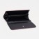 Women's wallet on the button, burgundy color