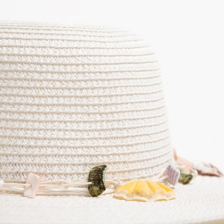 Women's hat minku "Ocean", size 56-58, white color-4