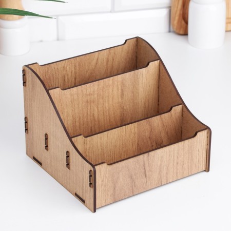 Wooden spice stand 12x15x15.7 cm-3