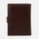Male purse on the button, 3 in 1, for auto documents, passports, cards, bills, brown color