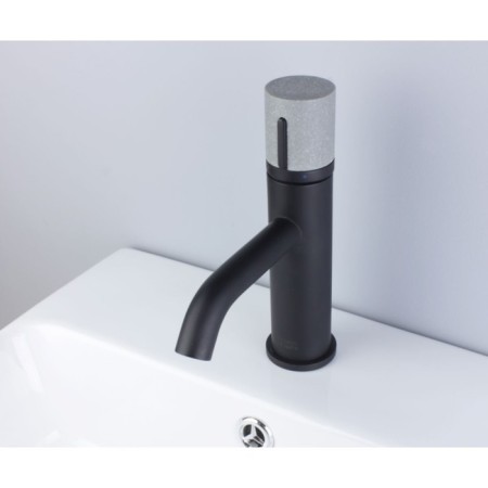 Bronze de Luxe Focus 24601BG sink mixer, pour 120 mm, brass, black/gray-7