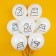 Latex ball 12 "" SDR, BR ", set 25 pcs., 2 tbsp., Mix