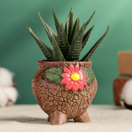 Pot on the legs, ball, 6.5*6.5*5cm