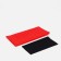 Clamping glass cover, red color