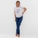 Home female "hearts" (T -shirt/pants), white/blue color, size 52