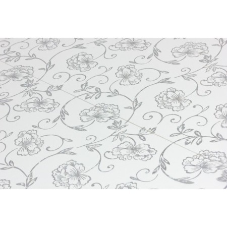 The oilcloth is transparent "Bind silver", thickness 0.8 mm, 80 cm, 20 p.m., BRT-005-1,-2